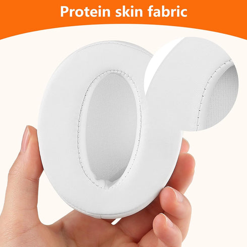 Replacement Ear Pads for Sennheiser HD 4.50BT/HD 4.50BTNC/HD 4.50SE/HD 4.40BT/HD 4.30G/HD 4.20S - White