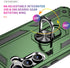 for Samsung Galaxy S24 Case, Galaxy S24 Case with HD Screen Protector - Military Grade Protective Cases with Ring for