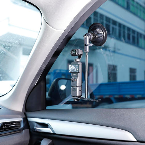 Suction Cup Mount for DJI Osmo Pocket 3 - Car Windshield Window Vehicle Holder