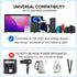 Travel Adapter, Universal All in One AC Power Plug Adapter with USB-C and USB-A Charging Ports for USA EU UK AUS