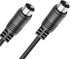 S-Video Mini-DIN 9-Pin Male to Male Audio Cable for TV Receiver Monitor Projector Audio and Video Receiver etc (Mini 9Pin Male to Male 10Ft/3m)