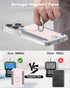 Magnetic Wallet with Card Holder, Compatible with Mag-Safe, Leather Card Holder Wallet with Phone Ring for iPhone