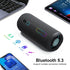 YOLOEMOT 24W IPX7 12H Portable Bluetooth Speaker, Deep Bass, Waterproof, TWS Pairing, RGB Lights, Playtime, Outdoor