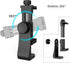 Zttopo Universal Phone Tripod Mount Adapter with ireless Camera Remote and LED Light, Cell Phone Holder with Adjustable