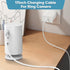 HNncheny Camera,17Ft Power Adapter Compatible Ring Type C Power Cable -White (USB Port)