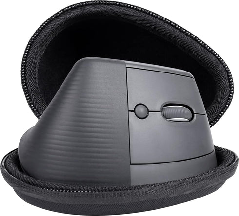co2CREA Hard Case for Logitech Lift Vertical Ergonomic Mouse, Black Replacement Case