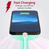 TALK WORKS 10ft Fast-Charge Lightning Cable - MFi-Certified for iPhone 14, 13, 12, 11 Pro/Max, AirPods - Heavy-Duty