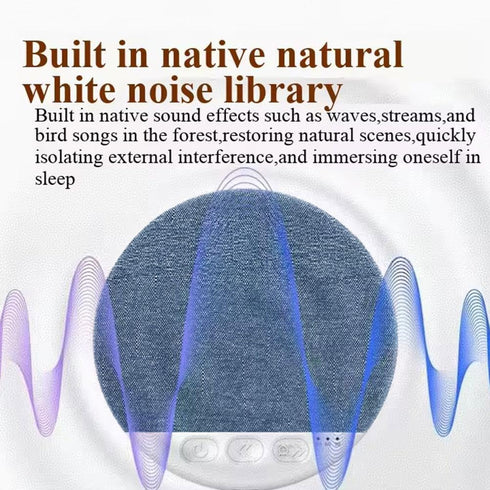 Generic Sleep Pillow Speaker, Bluetooth Under Pillow Speaker for Sleeping with White Noise and Timer for Adults Side