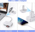RRSITIAU 4 1 17/16/15 M4/M3/M2 SD Card Reader, in USB C to SD/TF/CF/MS Card Reader with USB to USB C Adapter Memroy