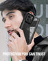 Poetic Guardian Case for Motorola Moto Edge 2023, Black/Clear, Full Body Hybrid, 20FT Mil-Grade Drop Tested, Screen