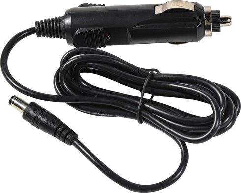 HQRP 2.1mm x 5.5mm Car Charger fits TVs, Radio, Boombox, Handheld Scanner, Radar