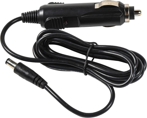 HQRP 2.1mm x 5.5mm Car Charger fits TVs, Radio, Boombox, Handheld Scanner, Radar