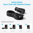 VIOFO D5000 11.4ft(3.5M) A229 Pro/A229 Plus/A119M Pro/A119Mini 2 Type-C USB Cigarette Charger with Power Cable for Dash