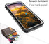 Waterproof iPhone 11 Pro Max Case, Full Body Bumper Rugged Protection with Built-in Screen, Black