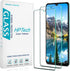 Samsung Galaxy A13 5G Tempered Glass Screen Protector (2 Pack) by HPTech, Easy Installation, Bubble Free, Case Friendly.