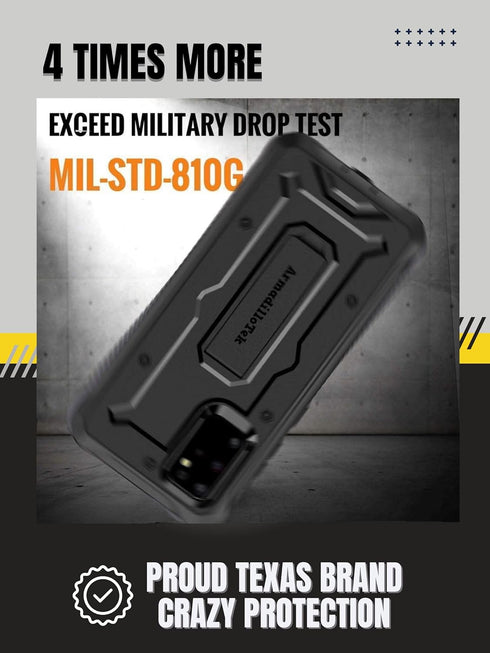 ArmadilloTek Vanguard Case for Samsung Galaxy S20+Plus (2020 Release) - Military Grade Full-Body Rugged with Built-in