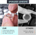 DAMMOMKO 54PCS Keyboard Stickers for Long Nails - Clear Glass Long Nail Keyboard Cover Bubbles, Raised Nail Art Typing