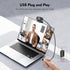 TOALLIN 1080P 90 Full HD Webcam with Dual Microphones, Computer Web Camera, Wide Angle View Without Distortion, USB