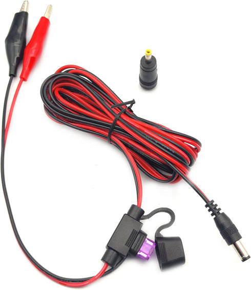 10.1FT/3.07M DC External Power Cable for Battery Connect Cord, Universal for Wildlife Trail Game Cameras, Doorbell