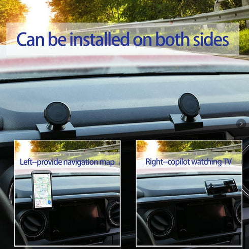 CHEAYAR Car Phone Holder, Magnetic Dash Clip Mount for Toyota Tacoma 2015-2020, Compatible with iPad Types (2 PCS)