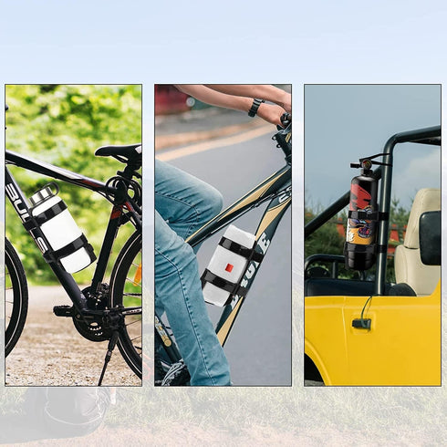 TXEsign Portable Bike Speaker Mount, Compatible with JBL Charge 4/5, Flip 5/6, Waterproof Adjustable Speaker Strap for