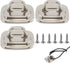 3 Pack Anti Theft Self Adhesive Security Plate for Cables to Lock