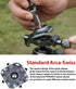 Pukoko 16/15/14/13 Magnetic Phone Tripod Mount Adapter Cold Shoe Phone Holder for Camera Magsafe Tripod Mount