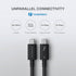 Satechi USB C Thunderbolt 4 Cable (3.2ft/1m), Supports 8K Display, 40Gbps Data Transfer, 240W PD Charging
