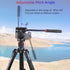 VS05K Tripod Fluid Head with 1/4" Arca QR Plate, Max Load 11 lbs for Video and DSLR Cameras, 3/8 to 1/4 Inch Screws