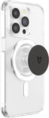 Black Gray Minimalist PopSockets PopGrip Heart for MagSafe