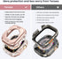 Tensea 2 in 1 Waterproof Case for Apple Watch Ultra2/Ultra 49mm, Hard PC Diamond Bumper with Tempered Glass Film, Bling
