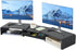 LEKETREE Dual Monitor Stand Riser with Drawer, Computer Stand for Desk, Workspace