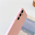 Samsung Galaxy S23 FE Case - Cute Black Liquid Silicone with Soft Anti-Scratch Microfiber Lining, TPU Protective Cover.