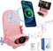 Mini Chair Wireless Fast Charger, Multifunctional Phone Holder Stand, Portable 3 in 1 Cell Phone Stand with Speaker