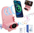 Mini Chair Wireless Fast Charger, Multifunctional Phone Holder Stand, Portable 3 in 1 Cell Phone Stand with Speaker