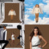 LYLYCTY 8X10 Dark Brown Backdrop for Photoshoot, Professional Photo Backdrop Background Curtain for Product