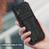 iPhone XR Case with Card Holder Detachable Wallet Cover, Built-in Kickstand & Screen Protectors, Shockproof Phone Case