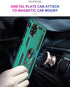 Samsung A71 5G Cellular Phone Case - Military Grade Heavy Duty Protection with Rotating Ring Kickstand