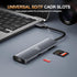 WWLSV 8 1 4K@60Hz 3.0/PD USB C Hub Multiport Adapter for MacBook/Dell/HP/Lenovo, in Laptop Docking Station with HDMI