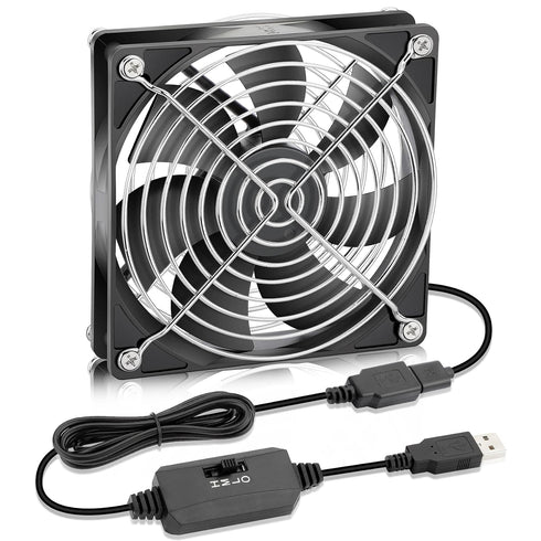 120mm x 25mm DC 5V Brushless USB PC Case DVR CPU Cooling