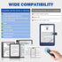 LANGREE RF Remote Control Page Turner for Kindle Paperwhite, Oasis, Scribe, Kobo, Remote Clicker for iPad Tablet - Black
