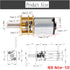 priaolker 12V 200RPM GA12-N20 3mm (2 Micro DC Gear Motor with All-Metal Gear Box Motor Shaft High Torque Gear Motor