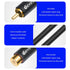10ft/3m Devinal RCA Female to Male Extension Cable - Premium Audio Extender Cord for High Sound Quality & Durability