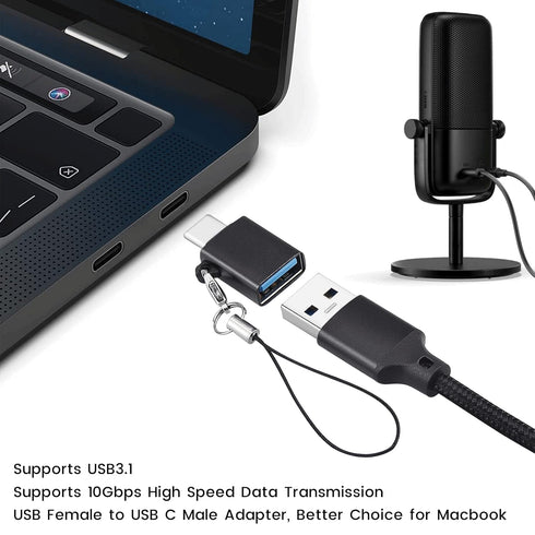 weishan USB C Cable for Elgato HD60 S+, HD60 X Game Capture Card & Wave 3, Super Fast Charging Cable with Adapter, 6.6ft