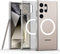 Galaxy S24 Ultra Case, Magsafe Compatible, Non-Yellowing Drop Protection, Slim Shockproof Hard Back Cover - Clear