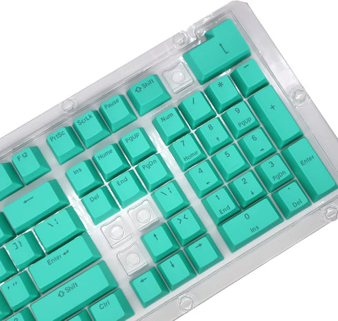 PBT Keycaps, 108 Keys P9 Mechanical Keyboard Key Backlit Translucent Key DIY for Various Keyboards