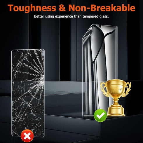 LYWHL 3 Pack Screen Protector for Samsung Galaxy S24 Ultra, Flexible TPU Hydrogel Film, Anti-Scratch, Shock-Resistant