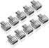 Duttek USB A to USB C Adapter 10 Pack, USB Type C Male to USB 2.0 Type A Female Connector for Phone, Laptop