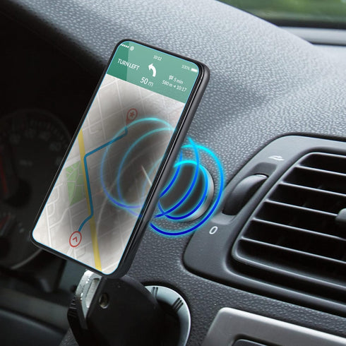 TOODOO 4 Pieces Magnetic Phone Car Mount, Universal Stick on Flat Magnetic Holder for Car Dashboard, Wall, Windshield,