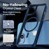 TAURI 5-in-1 Shockproof Case for iPhone 13/14, MagSafe Compatible, Blue + 2 Screen & Camera Lens Protectors.